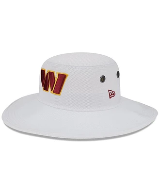 Men's New Era White Washington Commanders 2023 Nfl Training Camp Panama Bucket Hat