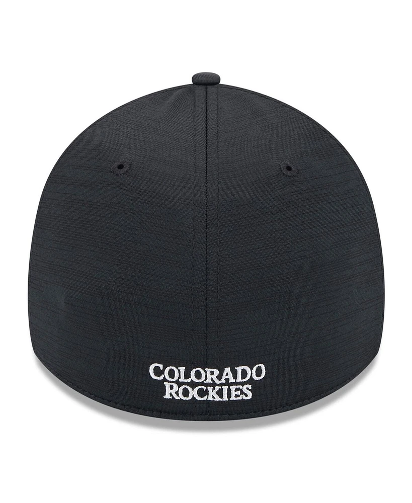 Men's New Era Colorado Rockies 2024 Clubhouse 39THIRTY Flex Fit Hat