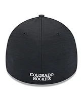 Men's New Era Colorado Rockies 2024 Clubhouse 39THIRTY Flex Fit Hat