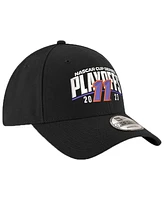 Men's New Era Black Denny Hamlin 2023 Nascar Cup Series Playoffs 9FORTY Adjustable Hat