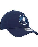 Men's New Era Navy Minnesota Timberwolves Team 2.0 9TWENTY Adjustable Hat