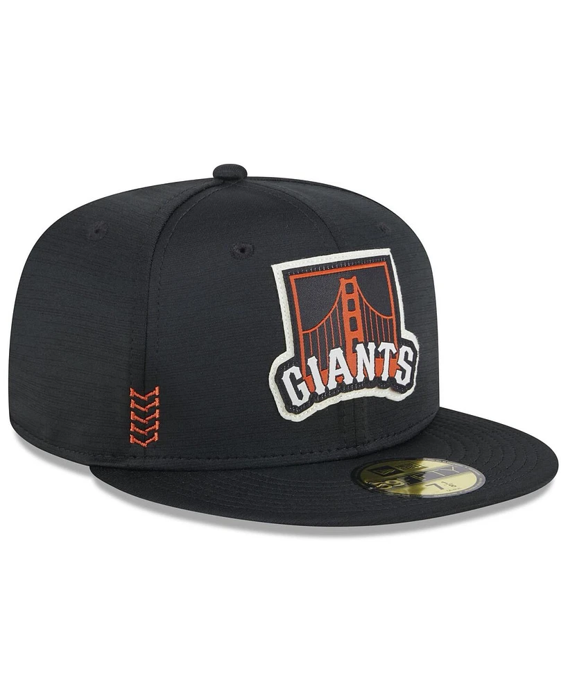 Men's New Era Black San Francisco Giants 2024 Clubhouse 59FIFTY Fitted Hat