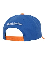 Men's Mitchell & Ness Blue Distressed New York Knicks Corduroy Pro Crown Adjustable Hat