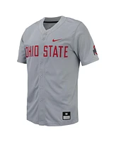 Nike Men's Ohio State Buckeyes Replica Full-Button Baseball Jersey