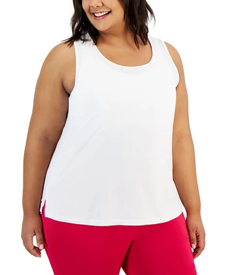 Id Ideology Plus Active Essentials Tank Top, Created for Macy's