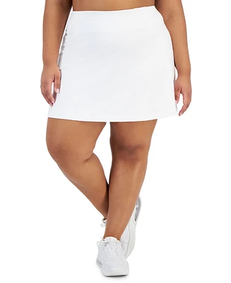 Id Ideology Plus Active Solid Pull-On Skort, Created for Macy's