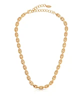Ettika 18k Gold Plated Solid Chain Necklace
