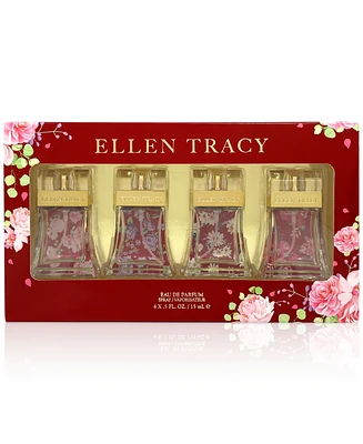 Ellen Tracy 4-Pc. Classic Floral Eau de Parfum Red Gift Set