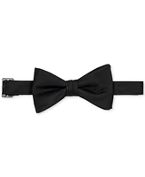 Calabrum Men's Solid Black Pre-Tied Bow Tie