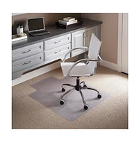 Carpet Chair Mat with Lip and Scuff and Slip Resistant Textured Top