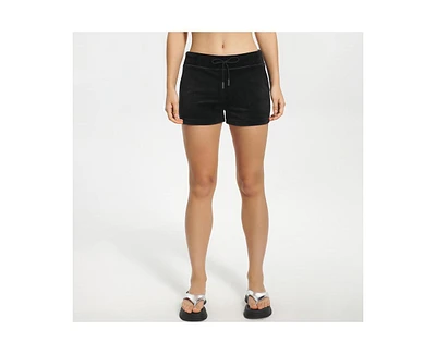 Juicy Couture Women's Classic Velour Short With Back Bling