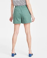 Women's High-Rise Pull-On Chino Shorts, Created for Macy's