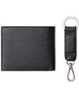 Cole Haan Men's Leather Billfold Wallet With Key Fob
