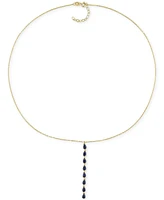 Sapphire Lariat Necklace (2 ct. t.w.) in 10k Gold, 16-1/2" + 1" extender