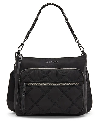 Steve Madden Forrest Nylon Quilted North South Crossbody