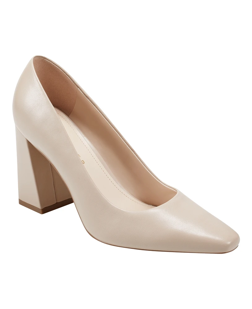 Marc Fisher Ltd Women's Yalina Slip-On Block Heel Dress Pumps