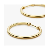 Ana Luisa Medium Slim Endless Hoops - Lo Medium