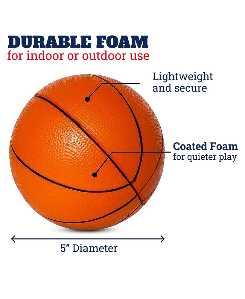 Foam Basketballs for Skywalker Sports Trampoline Basketball Hoop Game Replacement Foam Basketballs