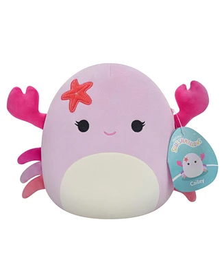 Squishmallows 8" Cailey, Pink Crab with Starfish Pin Plush