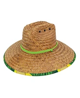 Peter Grimm Avocado Straw Lifeguard Hat