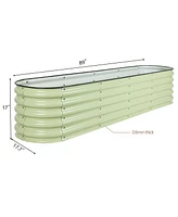 Aoodor 9-in-1 Modular Metal Raised Garden Bed