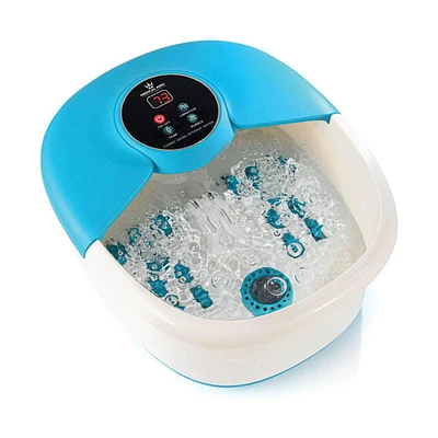 Foot Spa Massager with Heat, 14 Rollers in Foot Shape