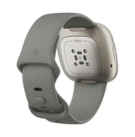 Fitbit Sense Advanced Health Smartwatch - Silver Rubber strap