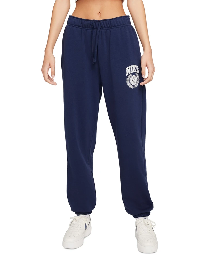 Nike Women's Sportswear Club Fleece Oversized Mid-Rise Sweatpants