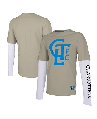Men's Stadium Essentials Tan Charlotte Fc Status Long Sleeve T-shirt