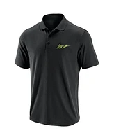 Men's Black Saskatchewan Rush Primary Logo Polo Shirt