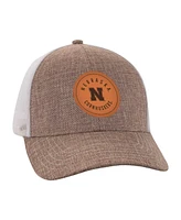 Men's Ahead Tan, White Nebraska Huskers Pregame Adjustable Hat