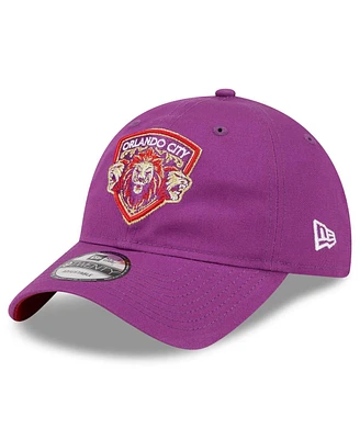 Men's New Era Purple Orlando City Sc Jersey Hook 9TWENTY Adjustable Hat