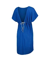 Women's G-iii 4Her by Carl Banks Blue Detroit Lions Versus Swim Coverup