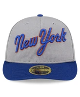 Men's New Era York Mets 2024 Batting Practice Low Profile 59FIFTY Fitted Hat