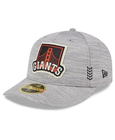 Men's New Era Gray San Francisco Giants 2024 Clubhouse Low Profile 59FIFTY Fitted Hat