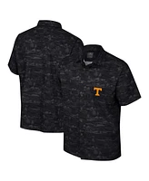 Men's Colosseum Black Tennessee Volunteers Ozark Button-Up Shirt