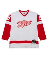 Men's Mitchell & Ness Steve Yzerman White Detroit Red Wings 1983/84 Blue Line Player Jersey