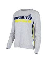 Women's Concepts Sport Gray Nashville Sc Cedar Tri-Blend Long Sleeve T-shirt