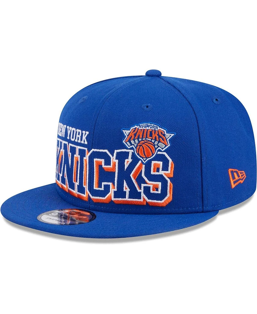 Men's New Era Blue New York Knicks Gameday 59FIFTY Snapback Hat