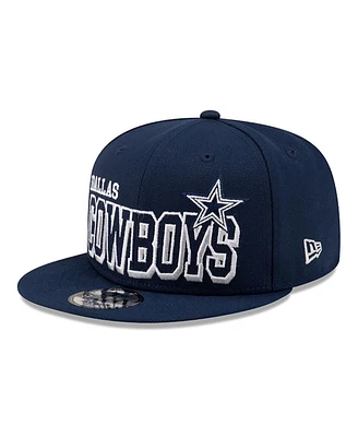 Men's New Era Navy Dallas Cowboys Game Day 9FIFTY Snapback Hat