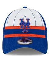 Youth Boys and Girls New Era White New York Mets 2024 Batting Practice 9TWENTY Adjustable Hat