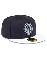 Youth Boys and Girls New Era Navy New York Yankees 2024 Batting Practice 59FIFTY Fitted Hat