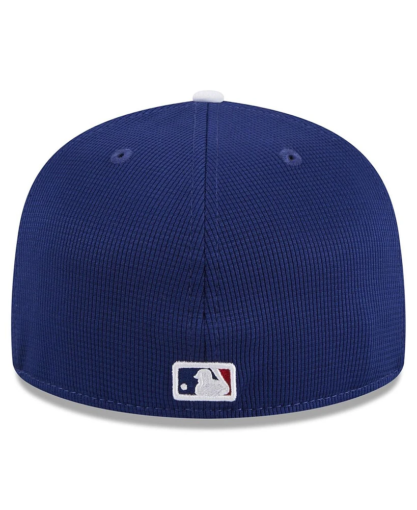 Men's New Era Royal Los Angeles Dodgers 2024 Batting Practice 59FIFTY Fitted Hat