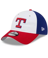 Men's New Era White Texas Rangers 2024 Batting Practice 9TWENTY Adjustable Hat