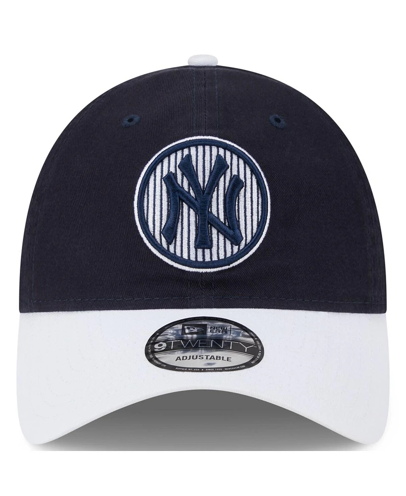 Men's New Era Navy New York Yankees 2024 Batting Practice 9TWENTY Adjustable Hat