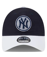 Men's New Era Navy New York Yankees 2024 Batting Practice 9TWENTY Adjustable Hat