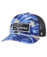 Men's '47 Brand Navy Detroit Tigers Tropicalia Trucker Hitch Adjustable Hat