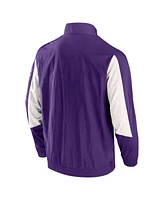 Men's Fanatics Purple Orlando City Sc Net Goal Raglan Full-Zip Track Jacket