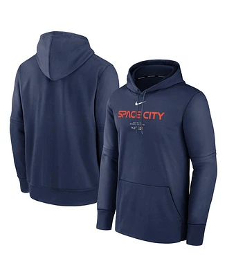 Men's Nike Navy Houston Astros City Connect Practice Performance Pullover Hoodie