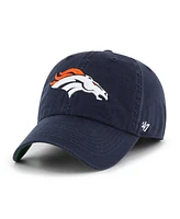 Men's '47 Brand Navy Denver Broncos Sure Shot Franchise Fitted Hat